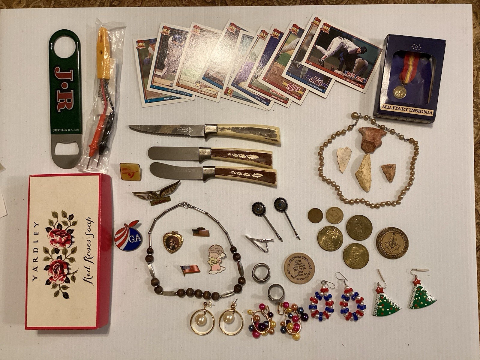 Vintage Junk Drawer Lot Of 50 Items