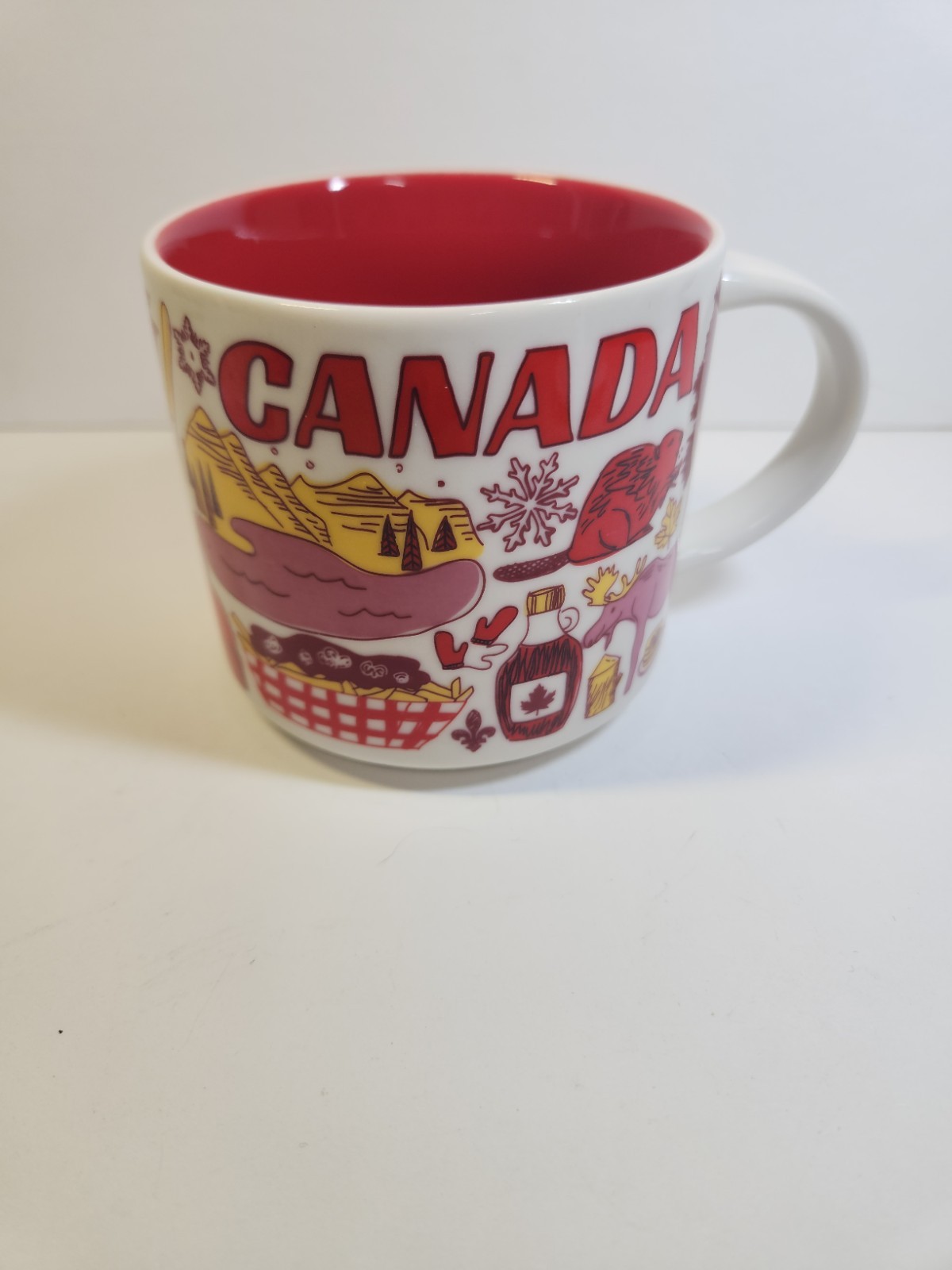 Collectors Starbucks Been There Series Canada 14 oz Ceramic Coffee Mug Red... Collectors Starbucks Been There Series Canada 14 oz Ceramic Coffee Mug Red...
