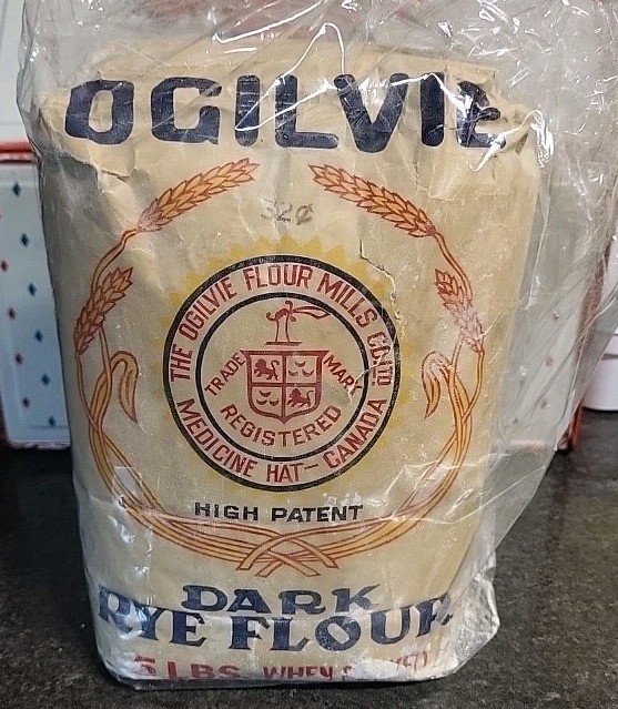 1930s Ogilvie Flour Medicine Hat Canada Original SCARCE , NICE CONDITION Full 1930s Ogilvie Flour Medicine Hat Canada Original SCARCE , NICE CONDITION Full