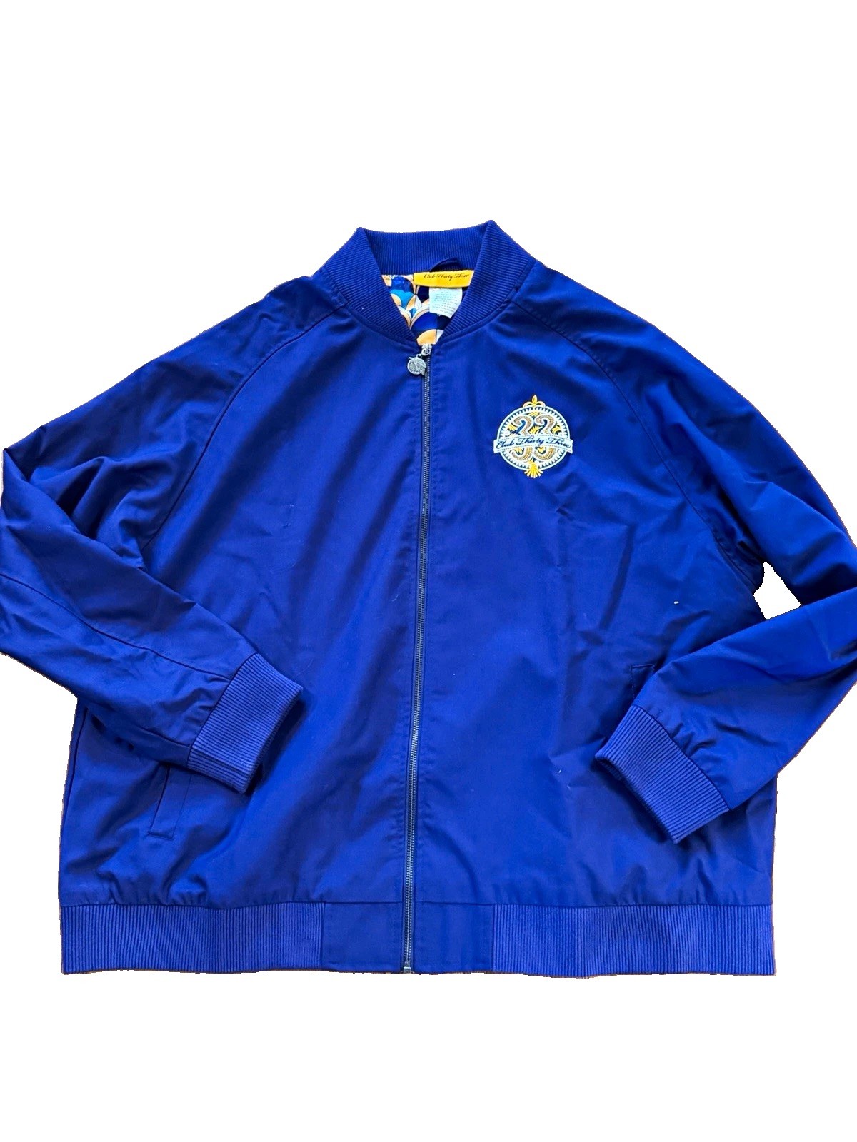 Disney Club Thirty-Three Blue Zip-Up Jacket, Adult Size 3X-Large Disney Club Thirty-Three Blue Zip-Up Jacket, Adult Size 3X-Large