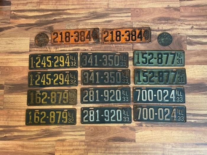 Antique Illinois License Plates/Medallions Antique Illinois License Plates/Medallions