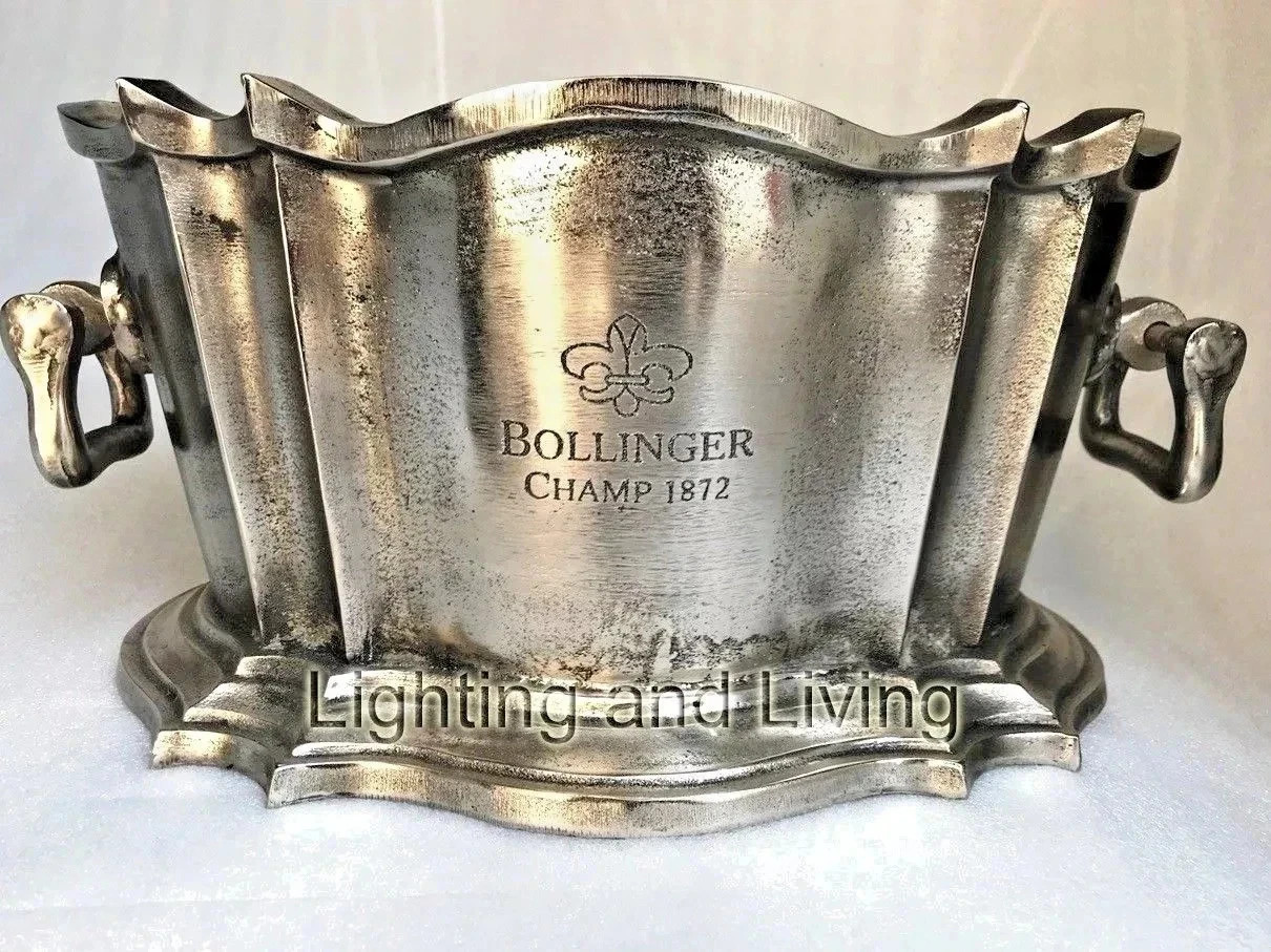 BOLLINGER Champ 1872 Vintage Ice Bucket Trophy For Winners Only Wine Cooler