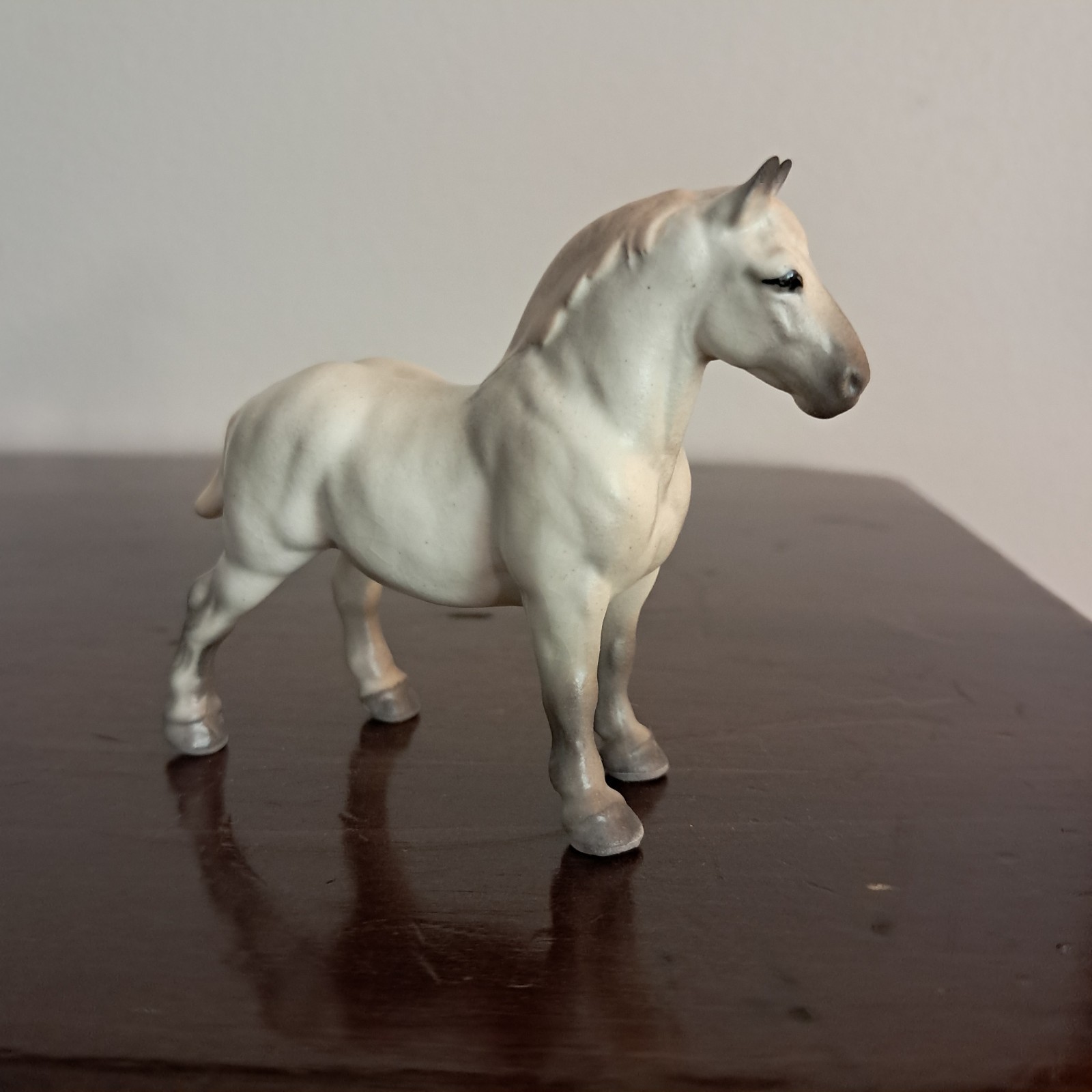 Vintage Hagen Renaker Percheron, Tail Down Vintage Hagen Renaker Percheron, Tail Down