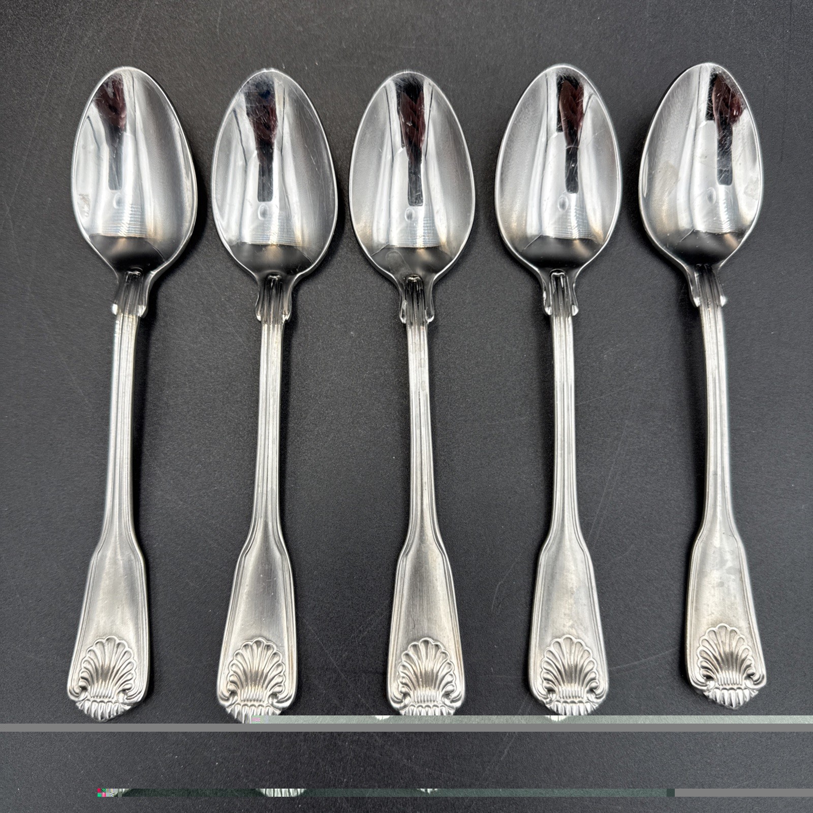 Towle London Shell Stainless Steel Flatware 18/10 Teaspoon 6.25