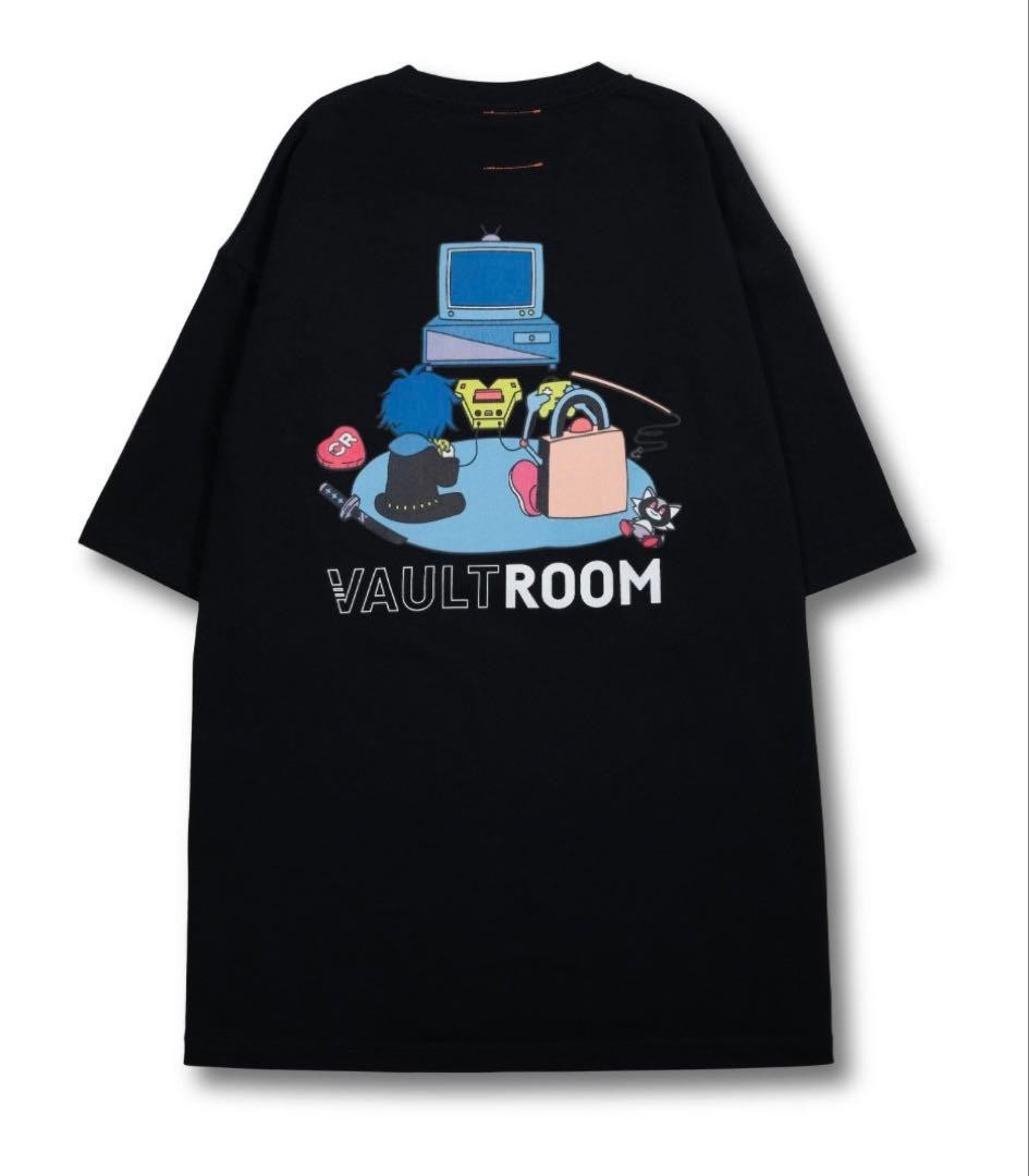 VAULTROOM x VANILLA Black T-Shirt L Size Collaboration Tee VAULTROOM x VANILLA Black T-Shirt L Size Collaboration Tee