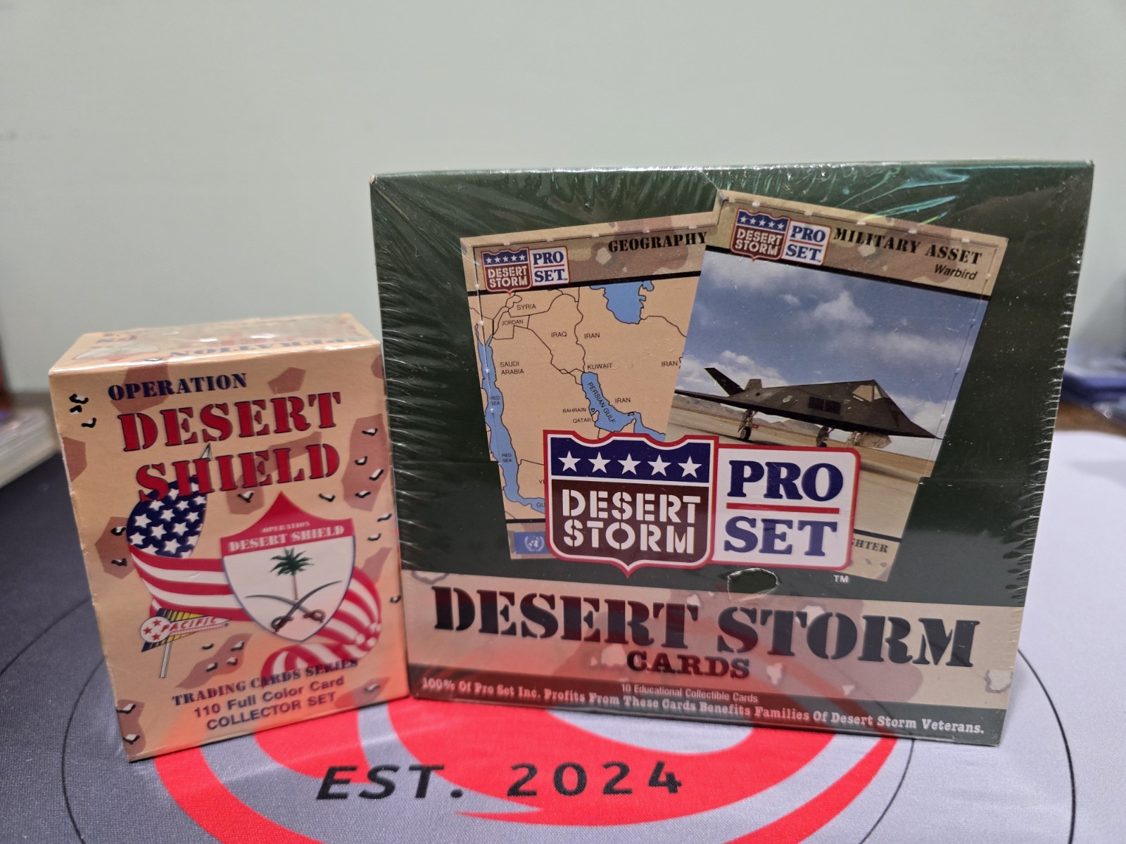 1991 Pro Set Desert Storm & 1992 Desert Shield Set (Sealed Boxes)