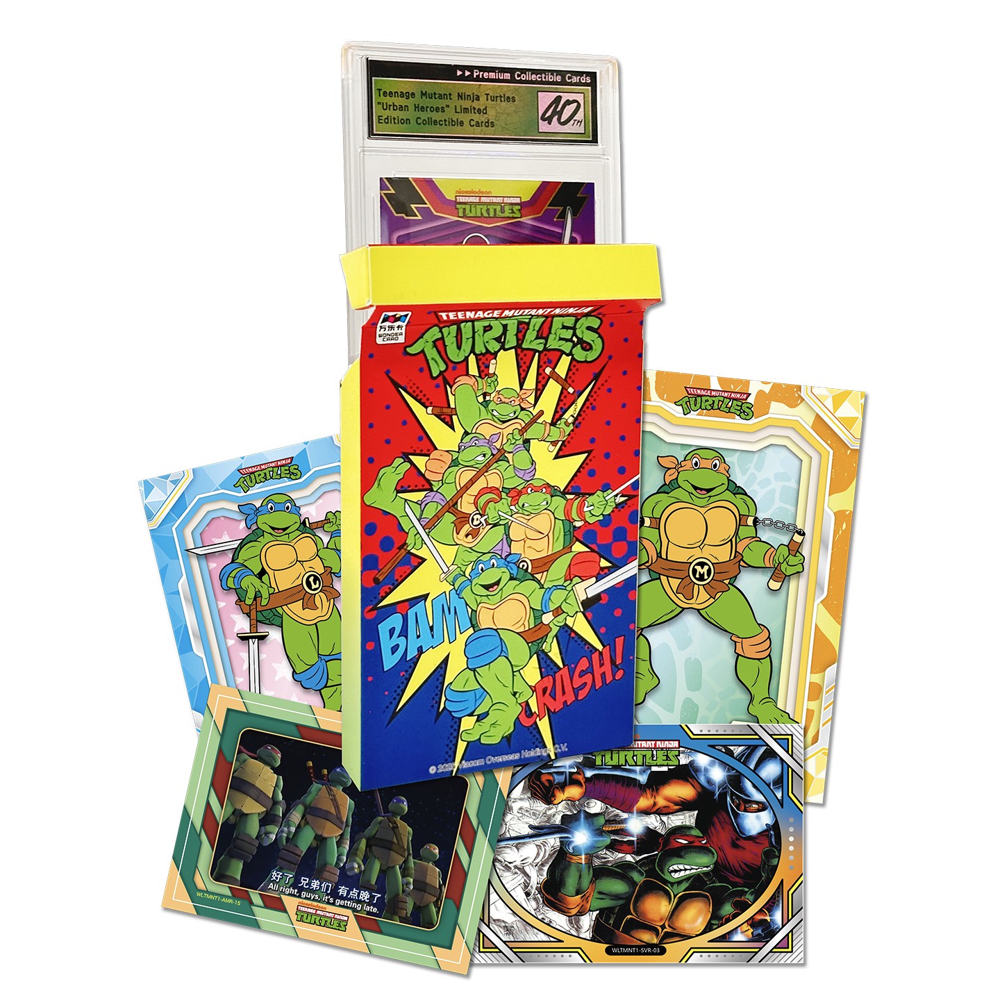 VANLUCK Teenage Mutant Ninja Turtles Trading Cards Booster Pack Series VANLUCK Teenage Mutant Ninja Turtles Trading Cards Booster Pack Series