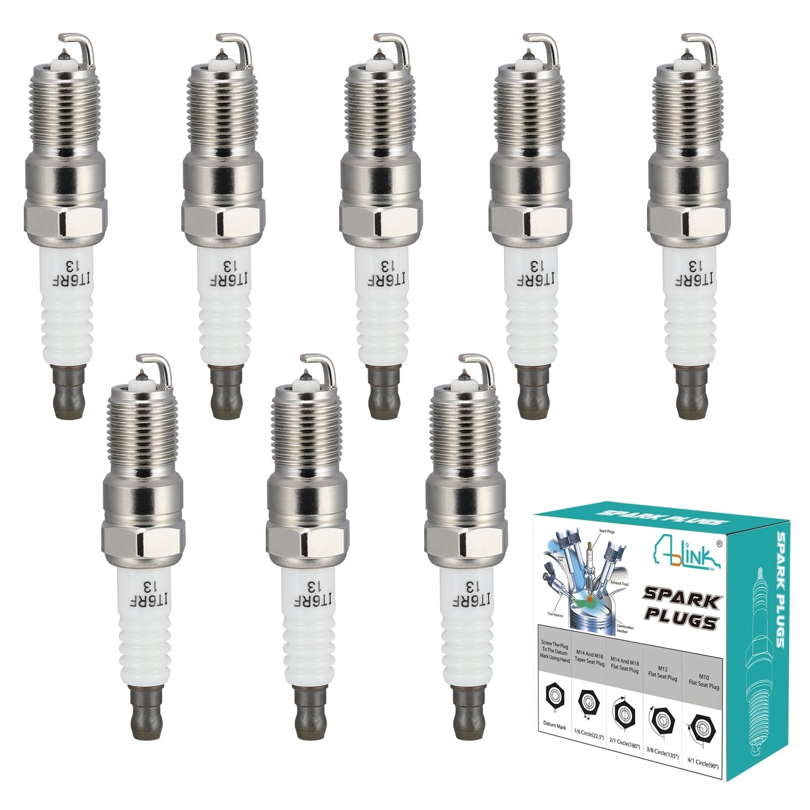 3186 19256067 Single Iridium 8PCS Spark Plugs 4.6L 4.8L 5.3L 5.7L 6.0L 6.2L |...
