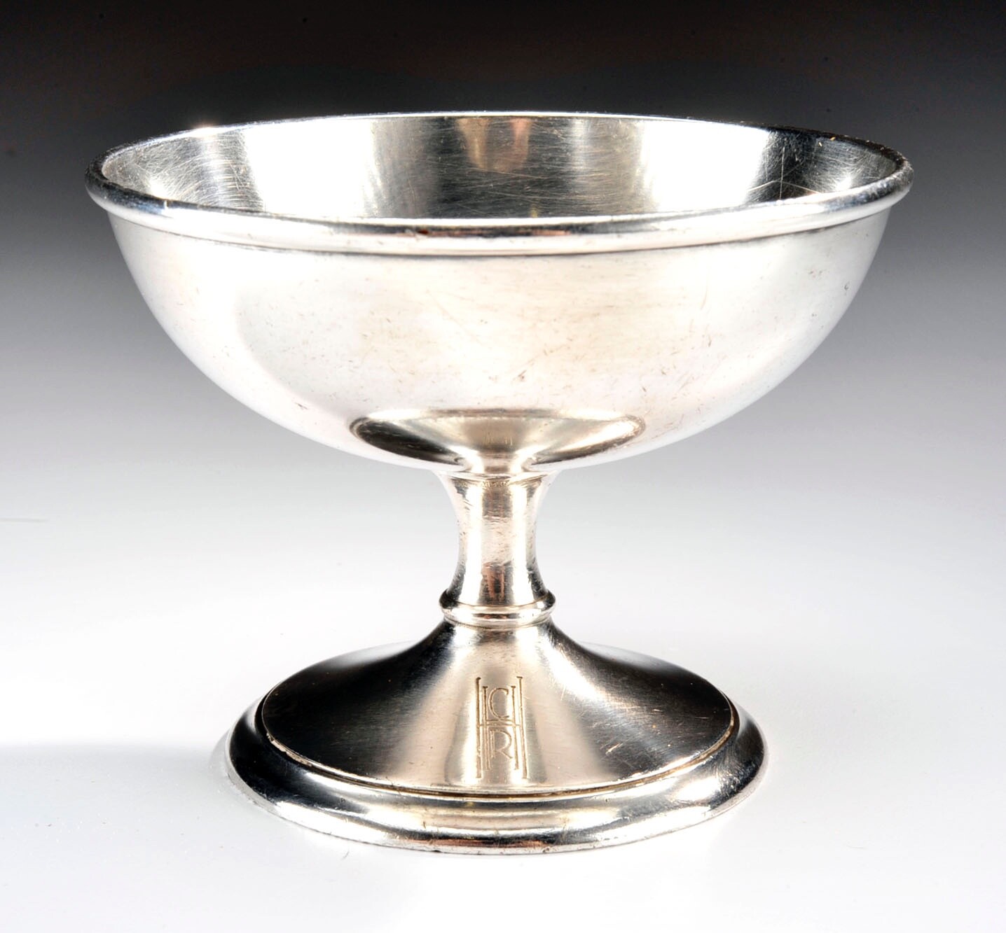 Vintage Art Deco 1929 Ice Cream Dish-Zeppelin Date Rare - Gorham Silver Soldered Vintage Art Deco 1929 Ice Cream Dish-Zeppelin Date Rare - Gorham Silver Soldered
