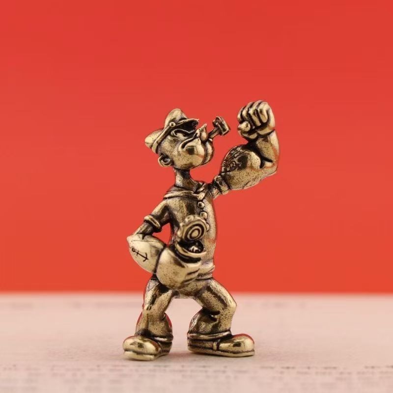 Small Solid Brass Bronze Copper The Sailorman Sculpture Figurine Small Solid Brass Bronze Copper The Sailorman Sculpture Figurine