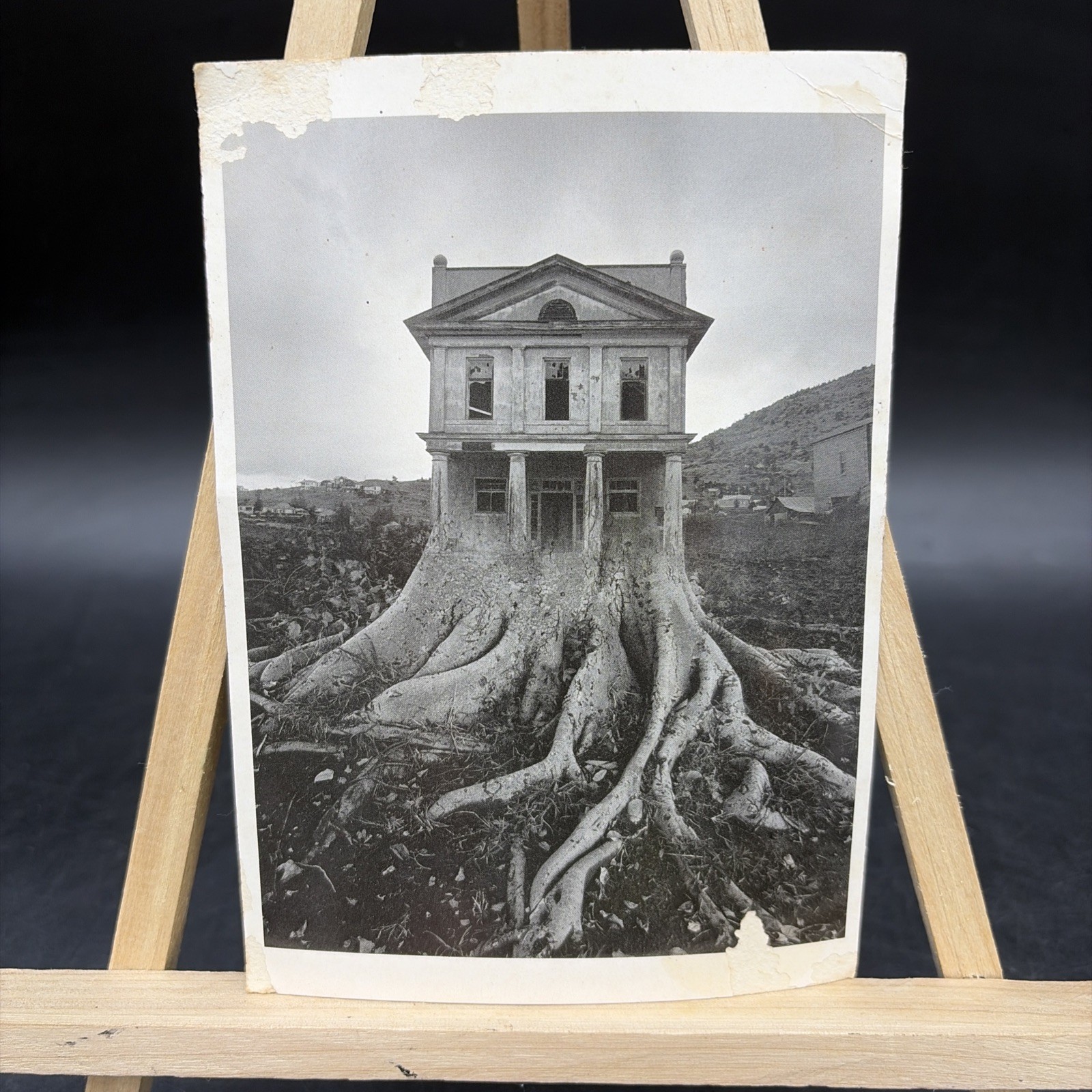 B & W Postcard By Jerry N. Uelsmann 1982 Please See Photos For Wear￼