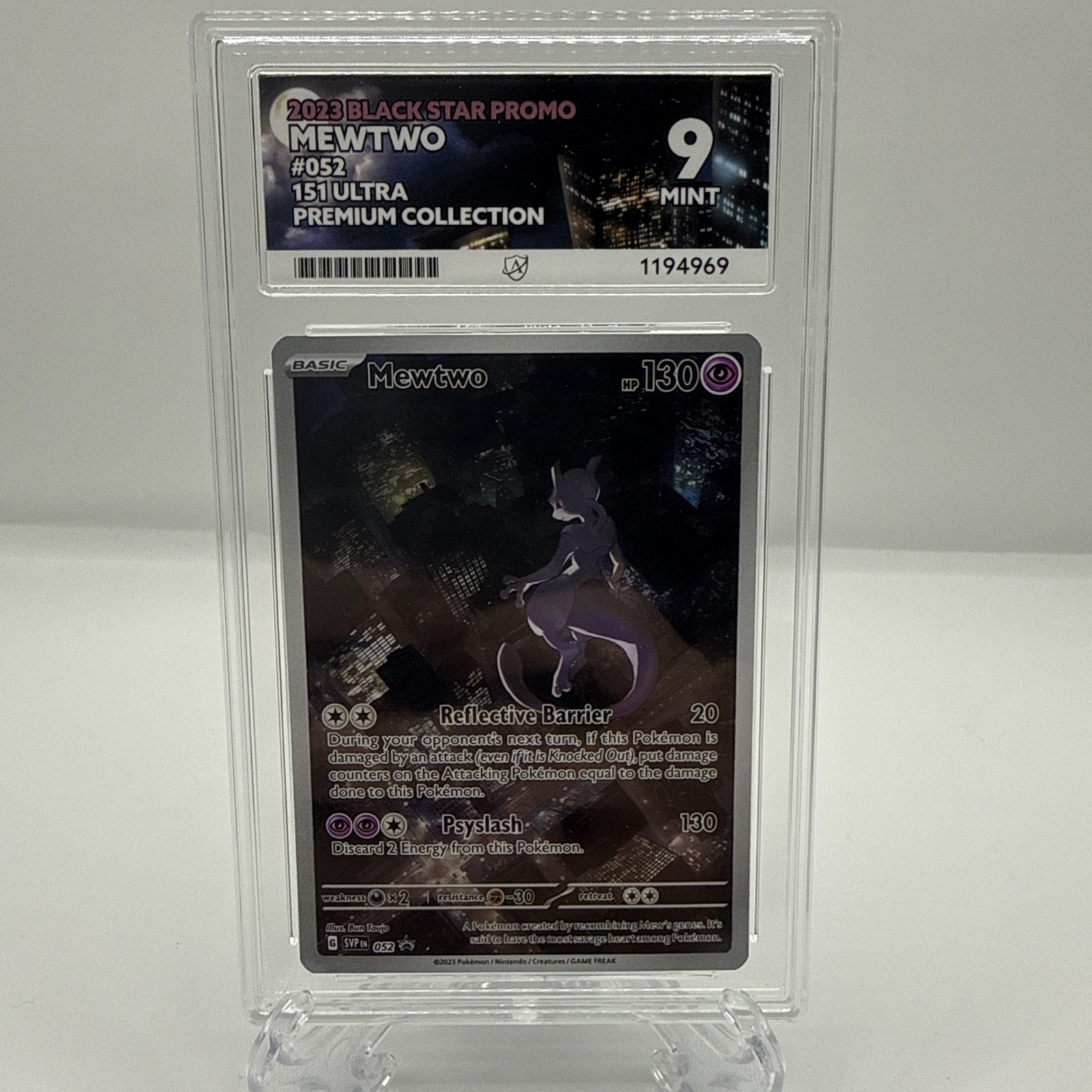 Pokemon TCG: Mewtwo 052 Sv: Scarlet & Violet Promo Cards Holo - Ace 9