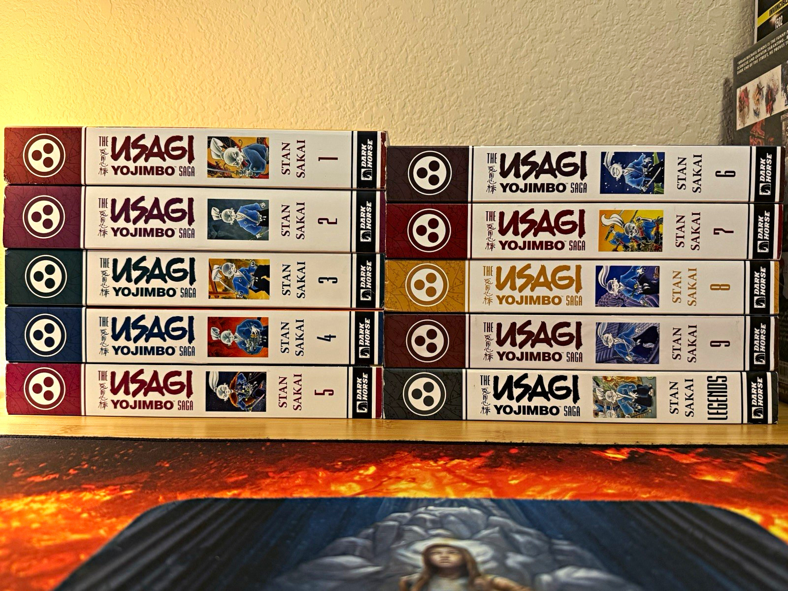 Usagi Yojimbo Saga TPB Lot Vol 1-9 + Legends, vol 6 Remarqued Stan Sakai signed Usagi Yojimbo Saga TPB Lot Vol 1-9 + Legends, vol 6 Remarqued Stan Sakai signed
