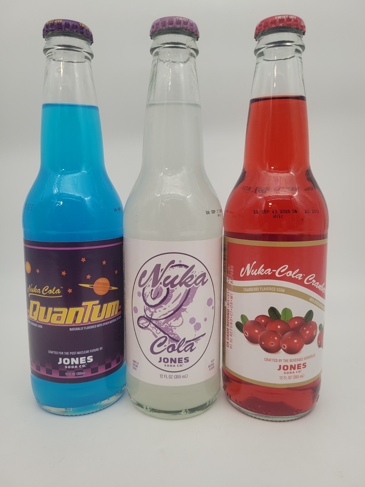 Fallout x Jones Soda Co Nuka Vault Dweller 3 -  Vanilla Cream, Cranberry & Blue