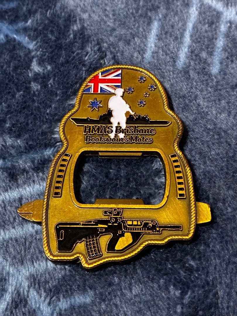 Australian Navy Hobart Class Destroyer Brisbane Challenge Coin