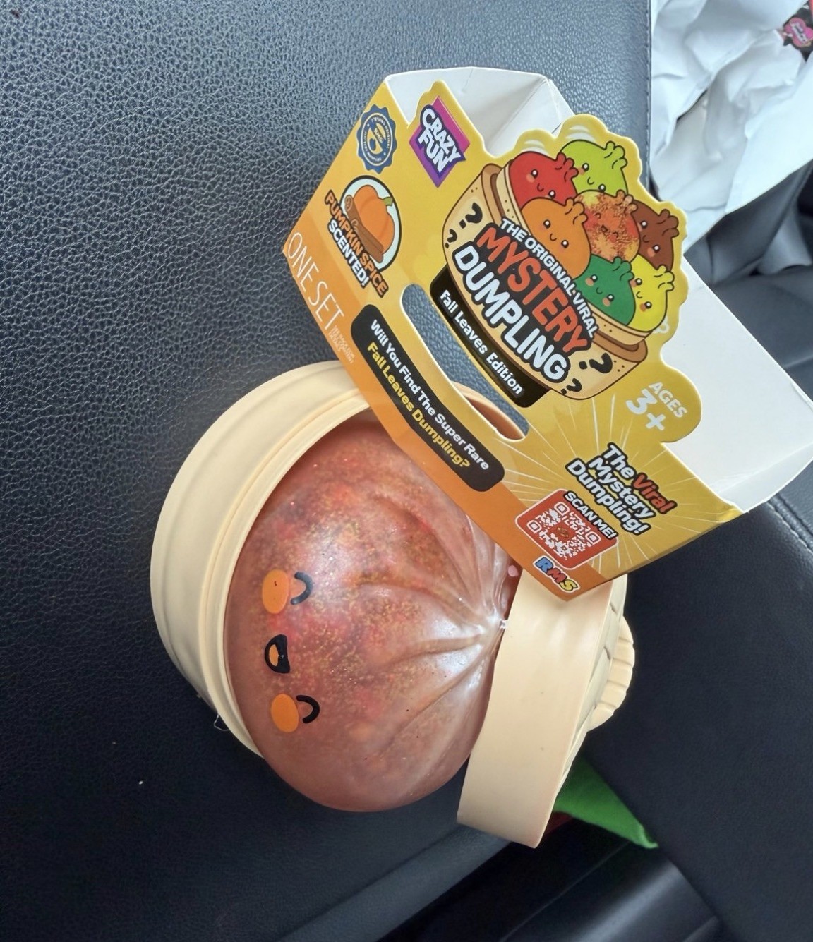 Five Below RMS Squishy SUPER RARE Fall Leaves Pumpkin Spice Scented Dumpling