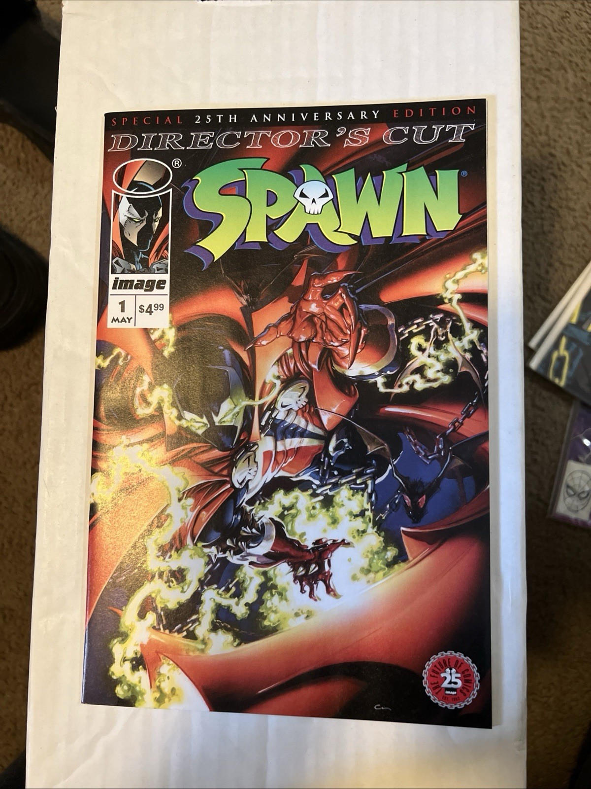 Spawn #1 25th Anniversary Director\'s Cut Clayton Crain Variant Image Comics Spawn #1 25th Anniversary Director\'s Cut Clayton Crain Variant Image Comics