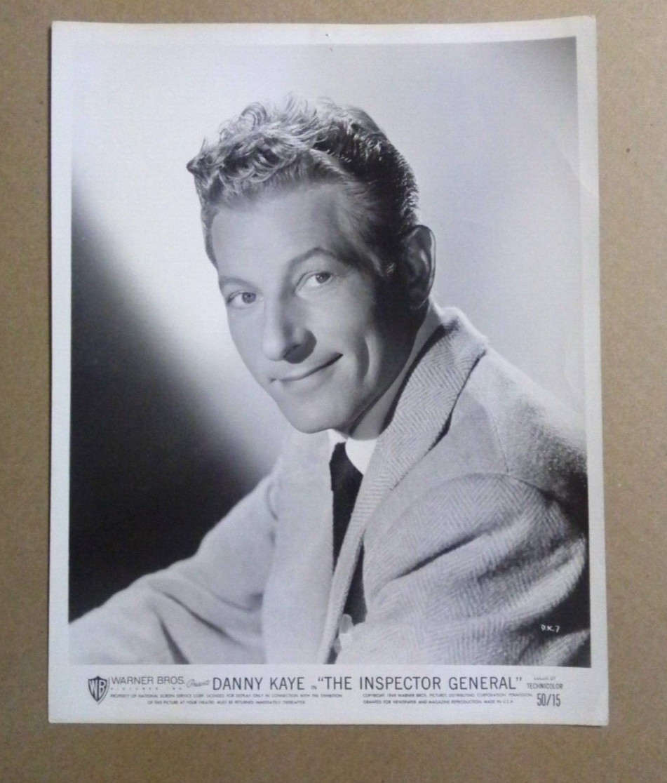 Danny Kaye-Inspector General-1950-Vintage Portrait-Original Release -Photo Danny Kaye-Inspector General-1950-Vintage Portrait-Original Release -Photo