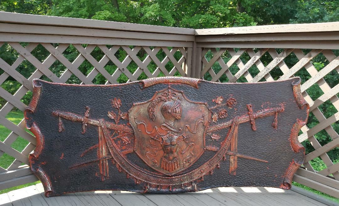 Mid Century Finesse Originals Roman Warrior Fiberglass Wall Sculpture - HUGE Mid Century Finesse Originals Roman Warrior Fiberglass Wall Sculpture - HUGE