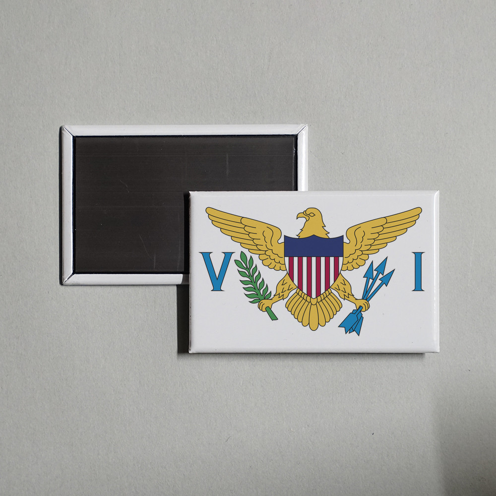U.S. Virgin Islands Flag Fridge Magnet