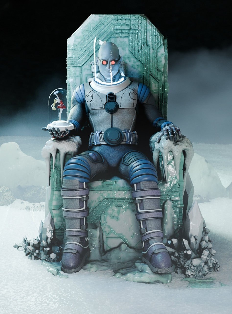 Mr. Freeze Resin Sculpture Statue Model Kit  DC Batman  Unpainted/Unassem