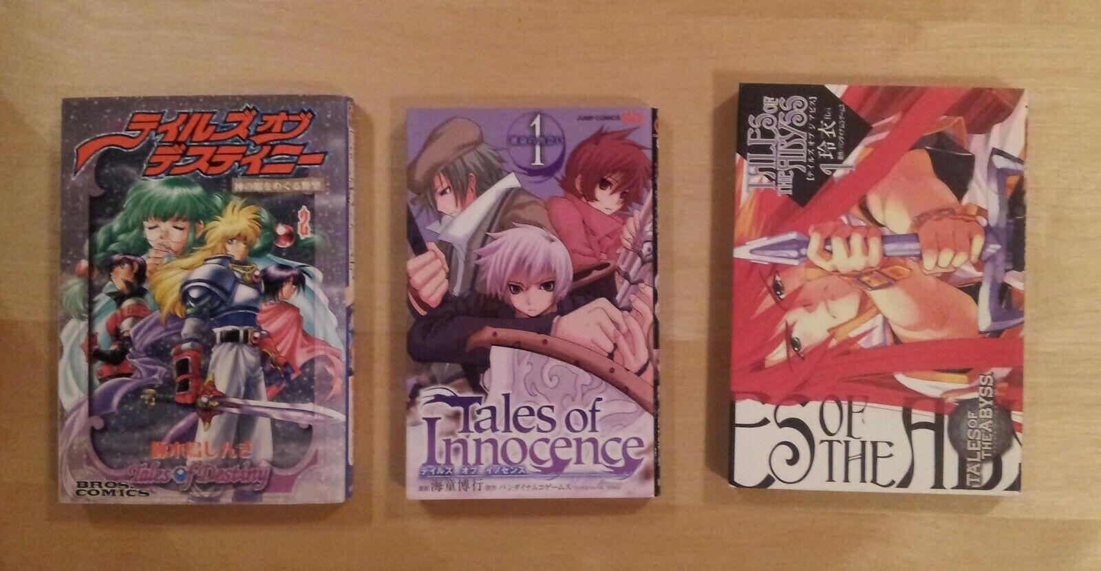 TALES LOT DESTINY INNOCENCE ABYSS 3 ISSUES VIDEO GAMES RARE IMPORT NAMCO MANGA