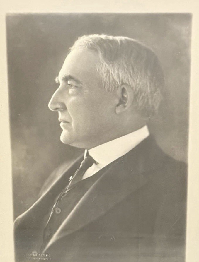Warren G Harding Signed Harris Ewing Photo Inscribed Harry H Tammen Denver