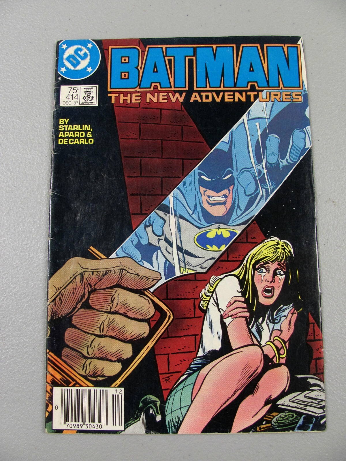 Batman #414 (1987) VG DC Comics New Adventures Newsstand BIN-3063