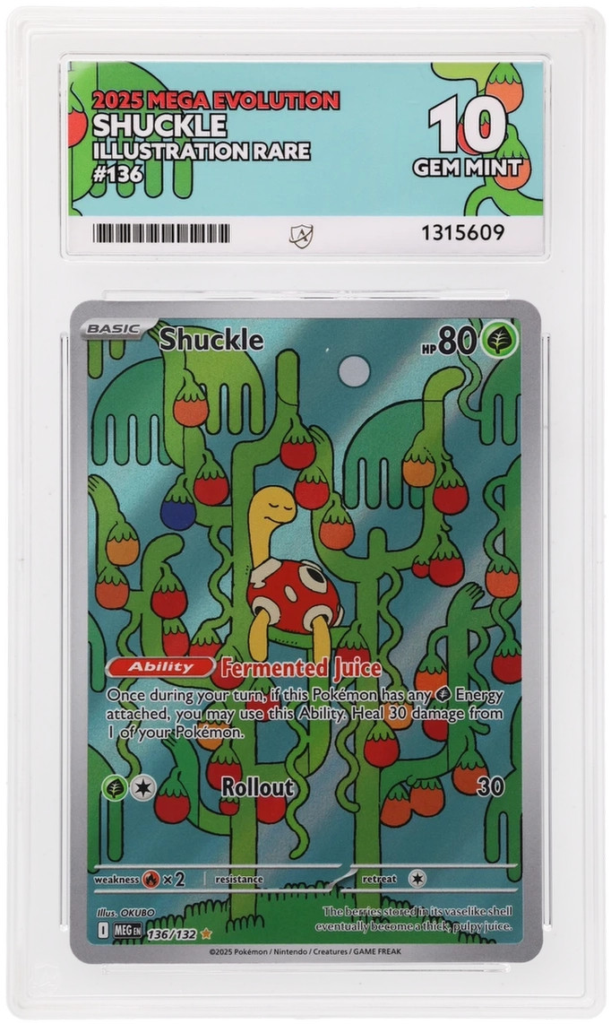 ACE 10 Perfect Subs Shuckle 136/132 Mega Evolution IR English ACE 10 Perfect Subs Shuckle 136/132 Mega Evolution IR English
