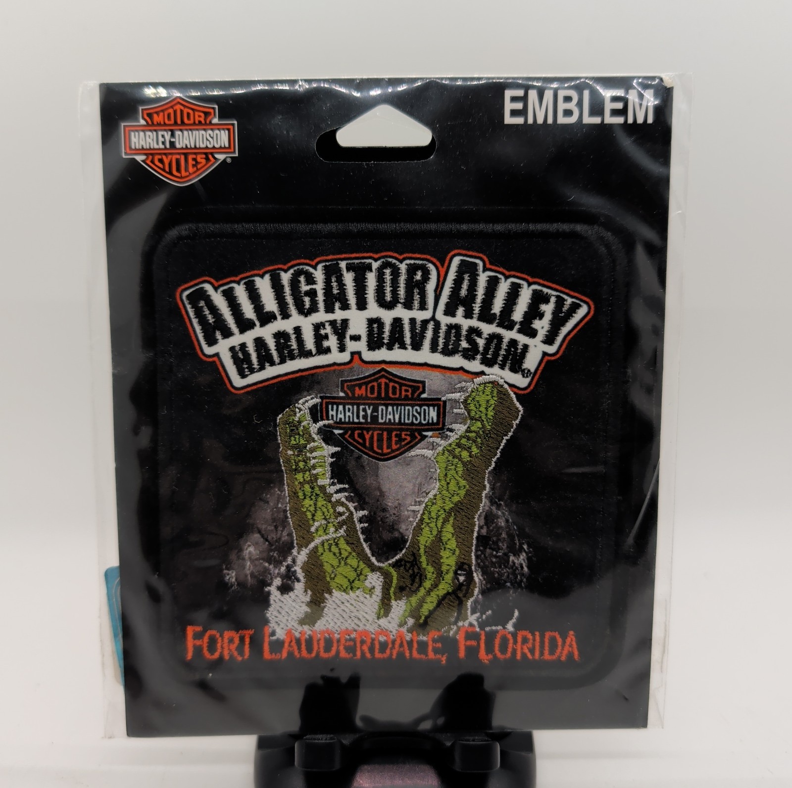 Harley Davidson Fort Lauderdale Florida Patch Emblem Alligator Alley Motorcycles Harley Davidson Fort Lauderdale Florida Patch Emblem Alligator Alley Motorcycles