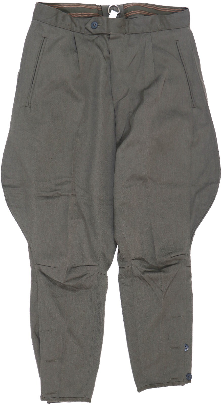 Medium M48 - Authentic East German Grey Officer Trousers Pants Breeches NVA DDR