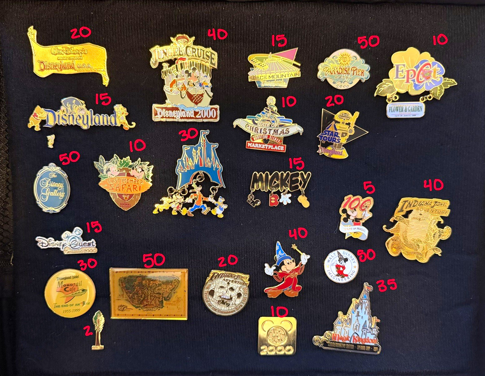 Disneyland & California Adventure Pin Lot - Listing 5/8