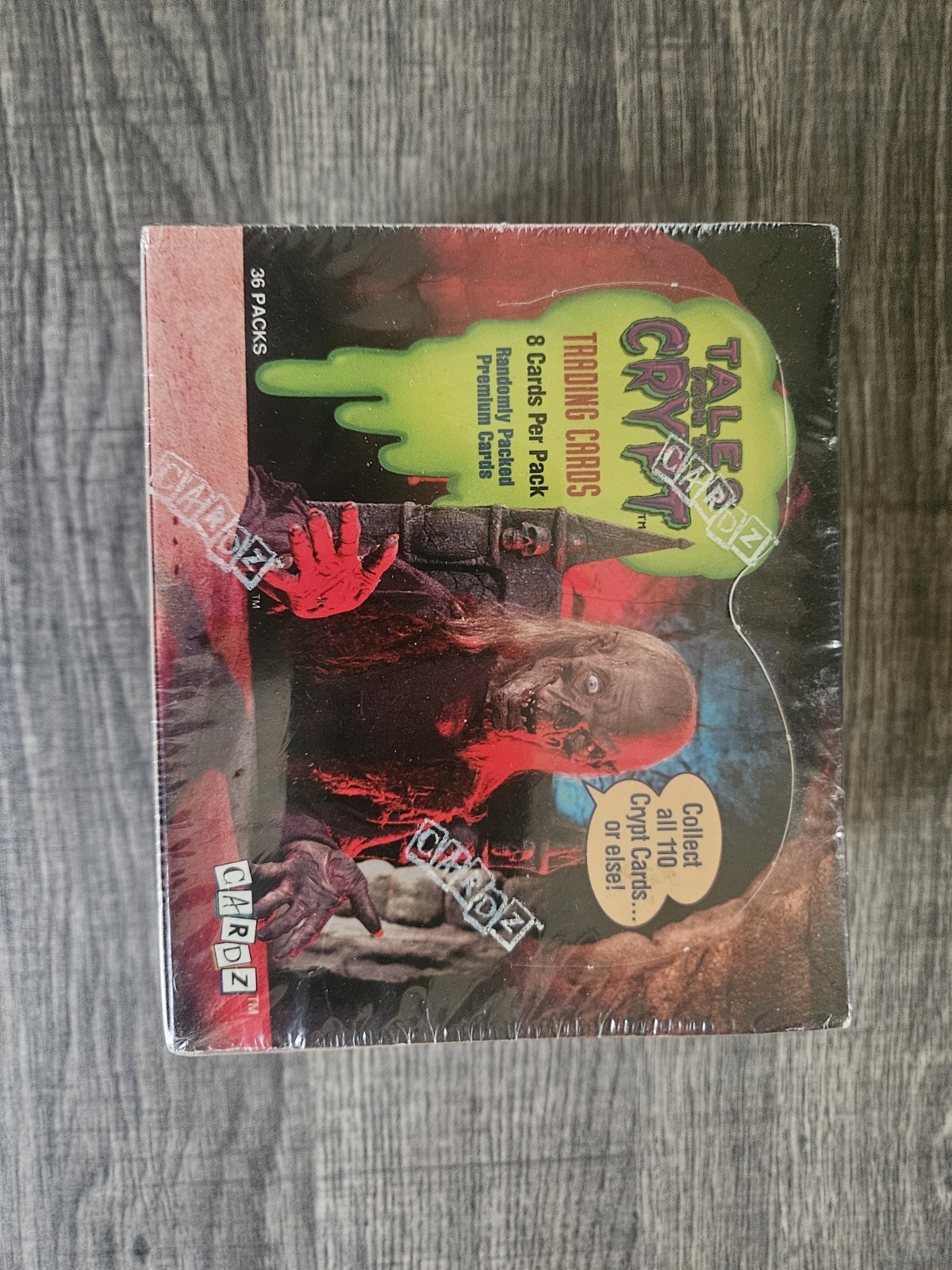 Vintage 1993 TALES FROM THE CRYPT Factory Sealed CARDZ Box of 36 Packs of Cards Vintage 1993 TALES FROM THE CRYPT Factory Sealed CARDZ Box of 36 Packs of Cards