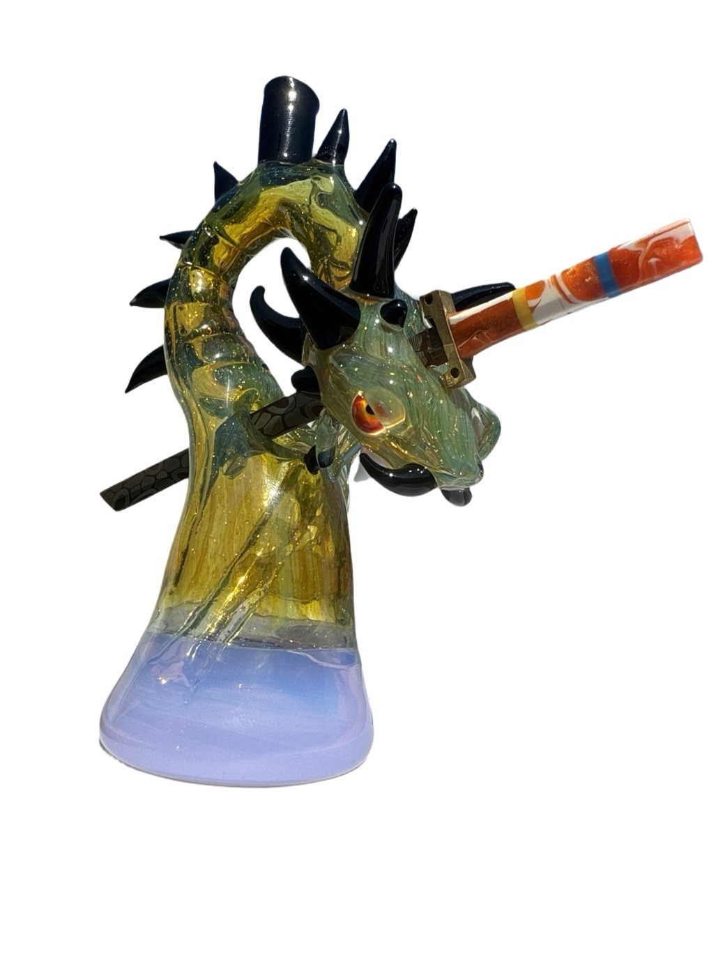 Tony Kazy X Niko Cray Snake Dragon Heady water pipe Tony Kazy X Niko Cray Snake Dragon Heady water pipe