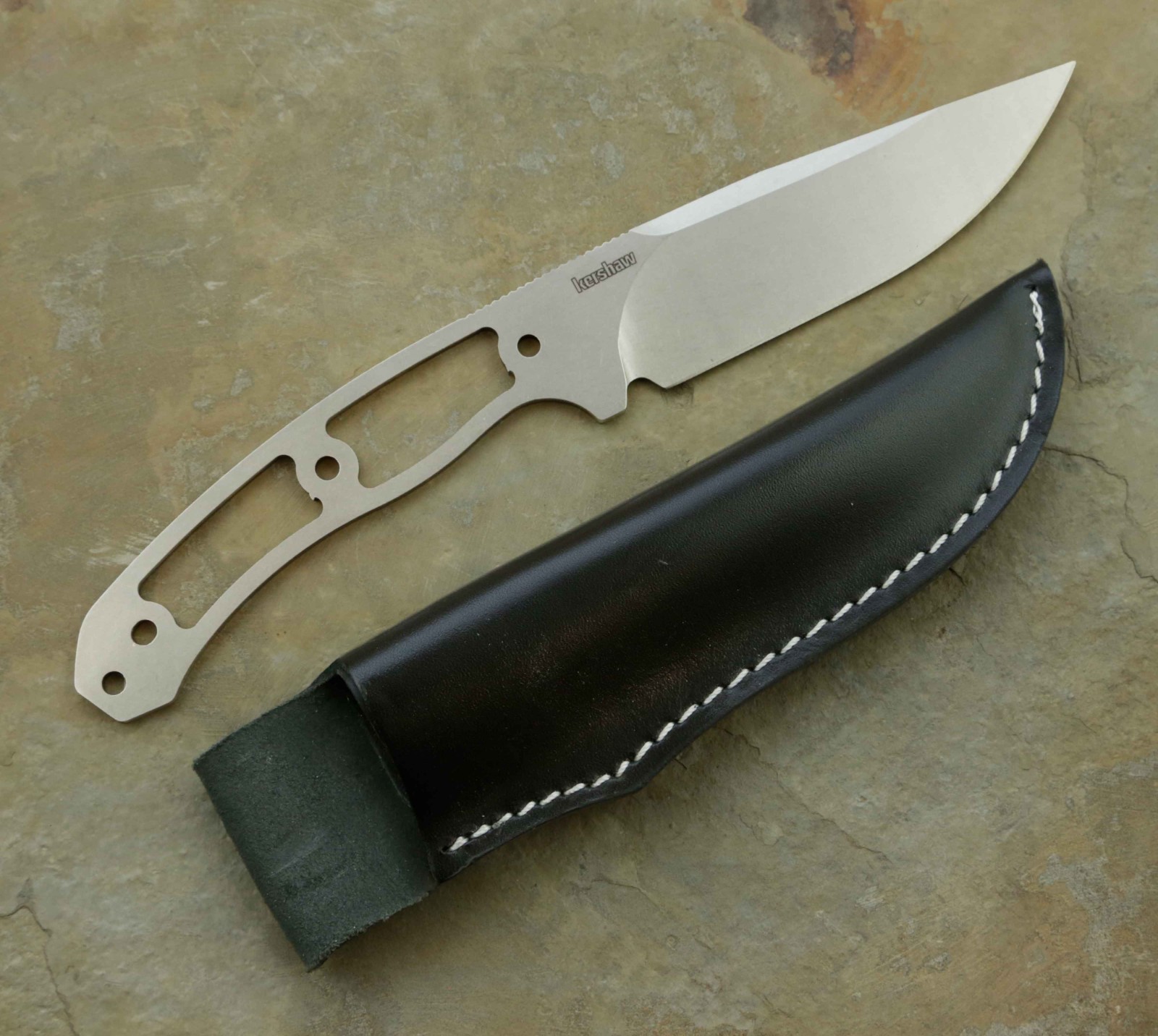 Vintage Kershaw 1085 Diskin Hunter Fixed Blade blank Discontinued knife New Vintage Kershaw 1085 Diskin Hunter Fixed Blade blank Discontinued knife New