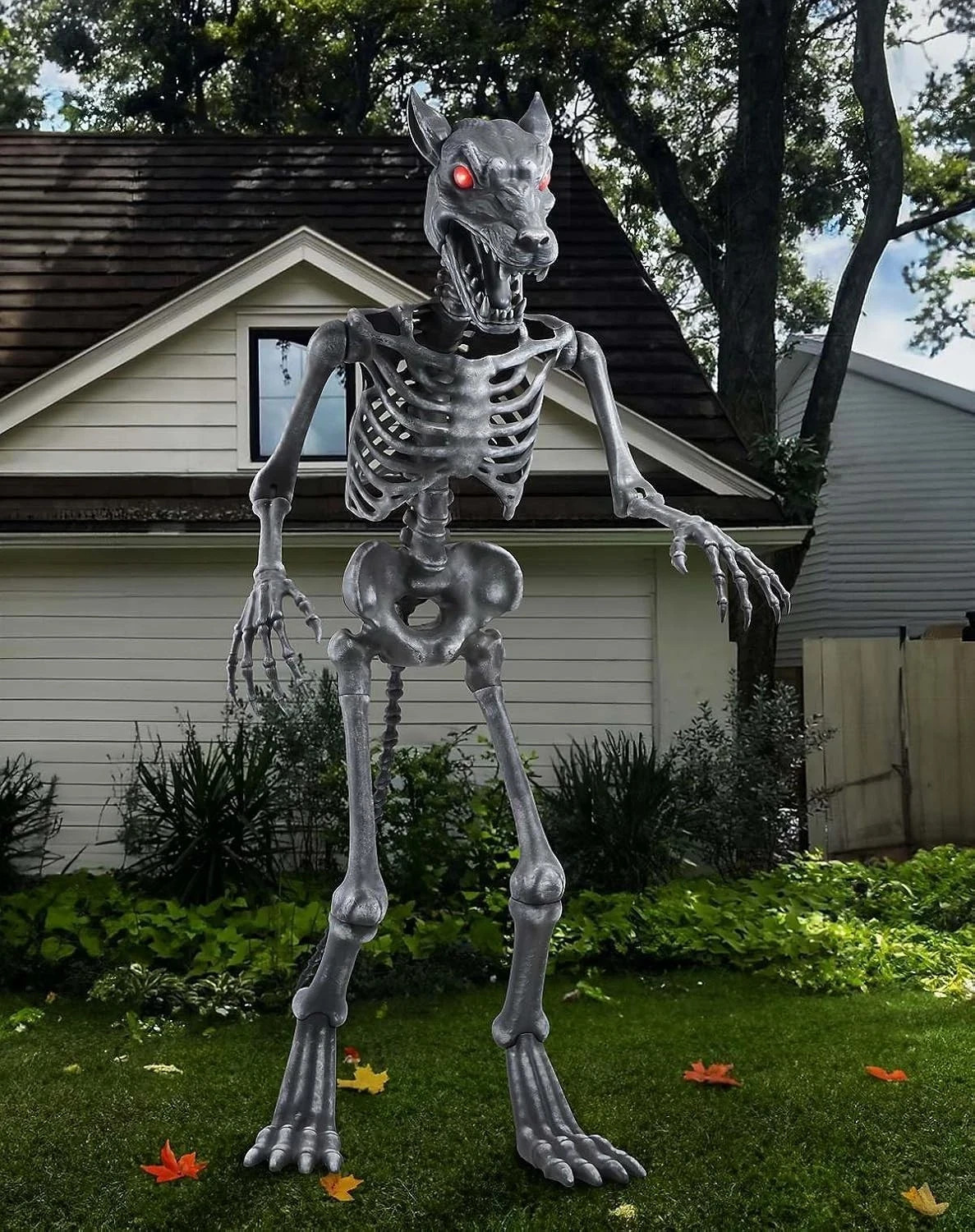 10 Ft Spirit Halloween Wolfie Animatronic, Animated Decoration & Included Adapt 10 Ft Spirit Halloween Wolfie Animatronic, Animated Decoration & Included Adapt