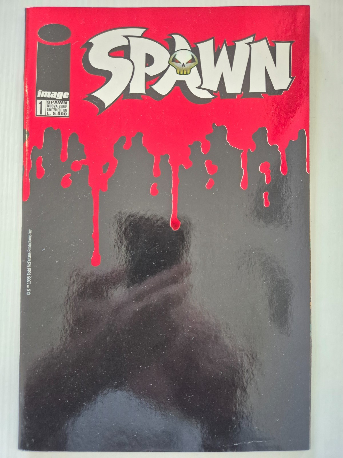 SPAWN #1 BLOOD VARIANT – RARE LIMITED COVER – ITALIAN EDITION