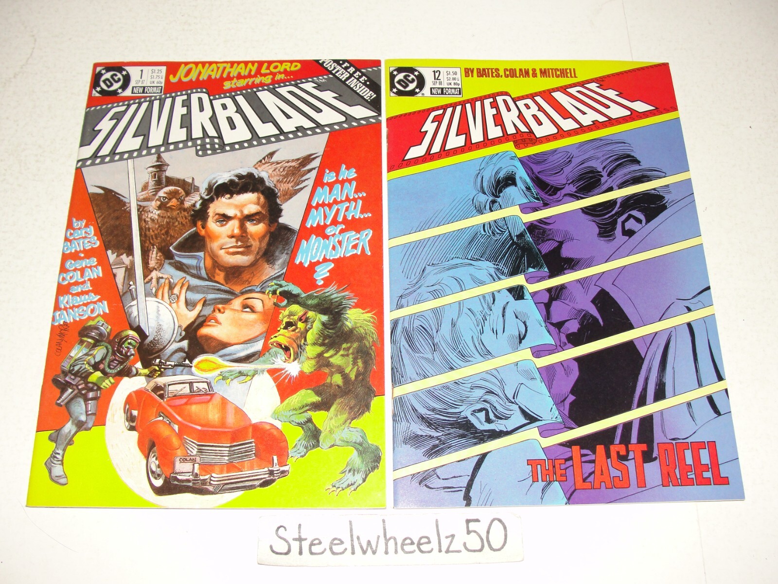 Silverblade #1 & 12 Comic Lot DC 1987 Lord Of Sunset Boulevard Bates Gene Colan Silverblade #1 & 12 Comic Lot DC 1987 Lord Of Sunset Boulevard Bates Gene Colan