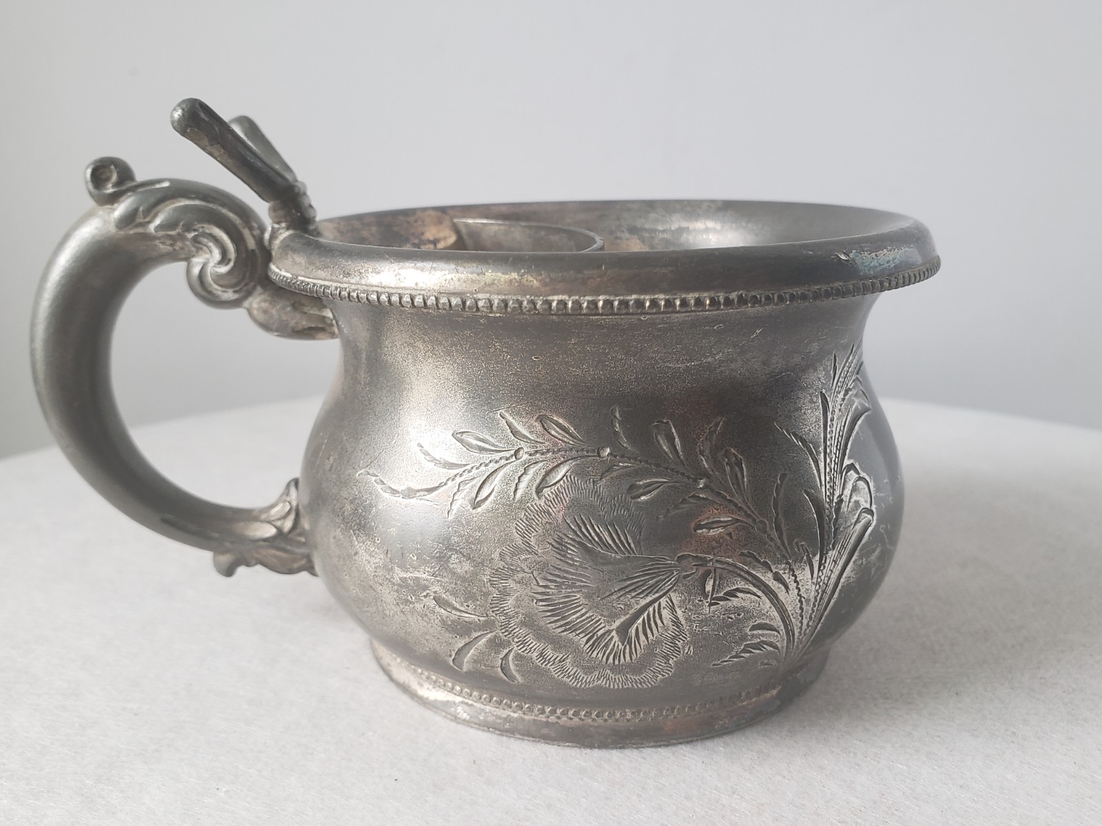 Vintage Wilcox Quadruple Silver Plate Shaving Co Quadruple Plate Shaving Mug Vintage Wilcox Quadruple Silver Plate Shaving Co Quadruple Plate Shaving Mug