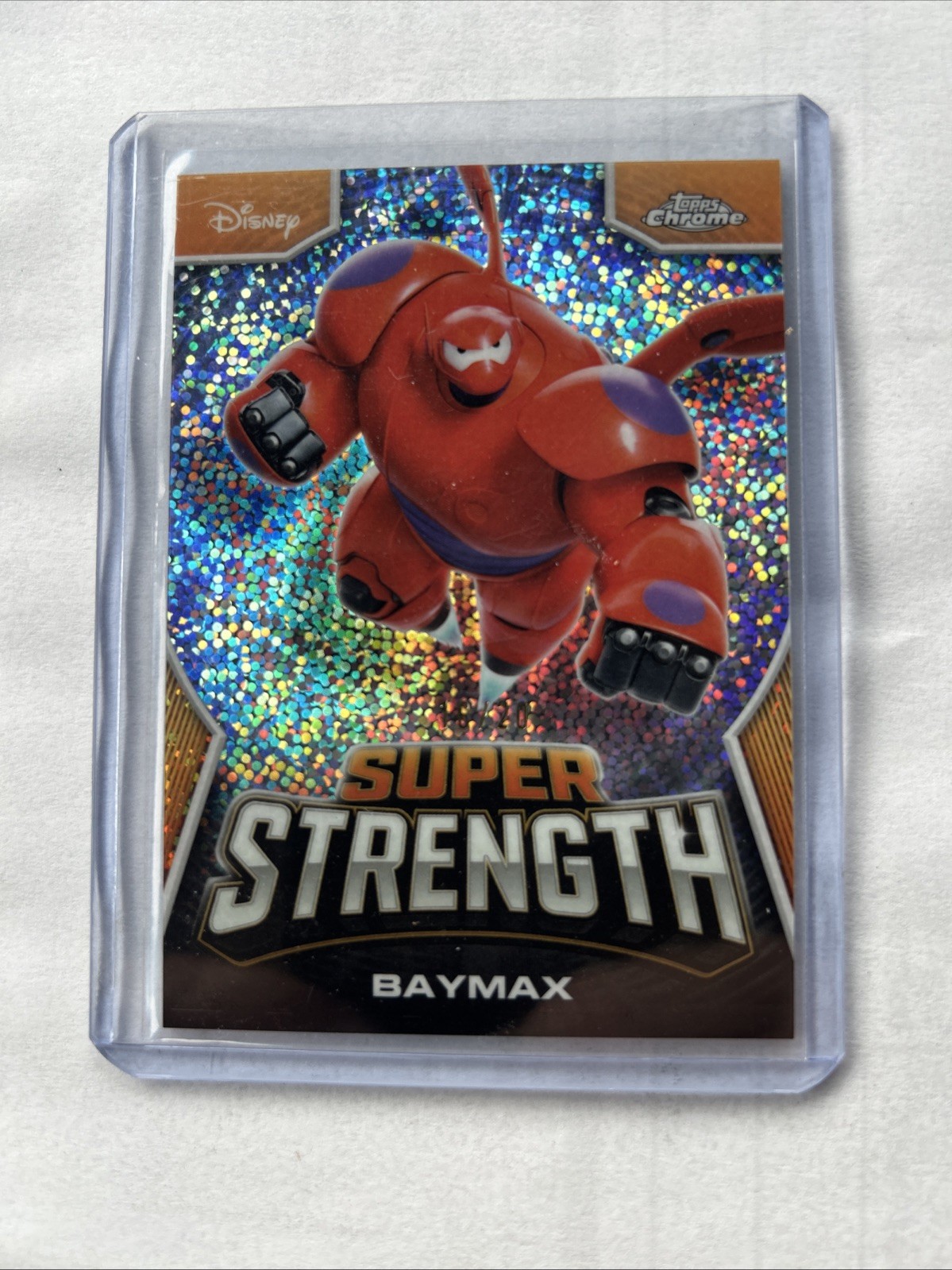 Topps Chrome 2026 Disney Big Hero 6 Baymax Super Strength Speckle /20 👍💵👍💵 Topps Chrome 2026 Disney Big Hero 6 Baymax Super Strength Speckle /20 👍💵👍💵
