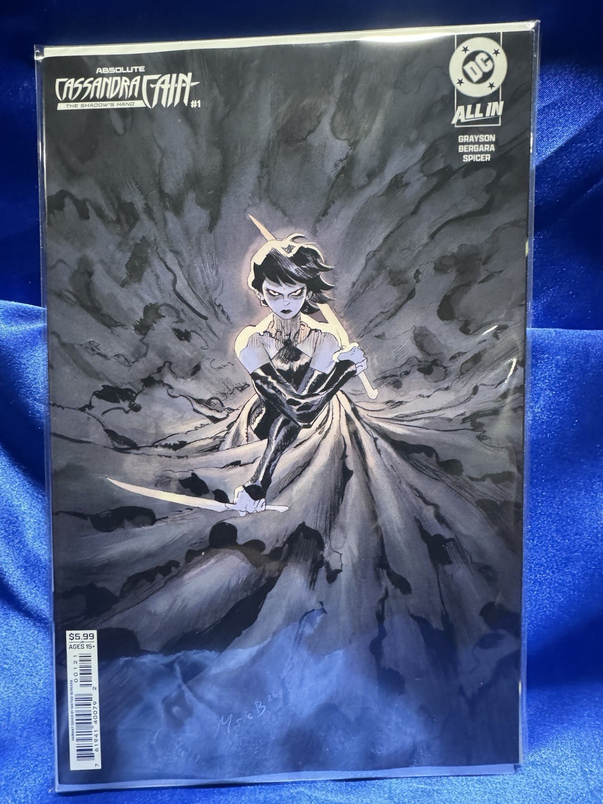 Absolute Cassandra Cain The Shadows Hand #1 Cvr B Matias Bergara