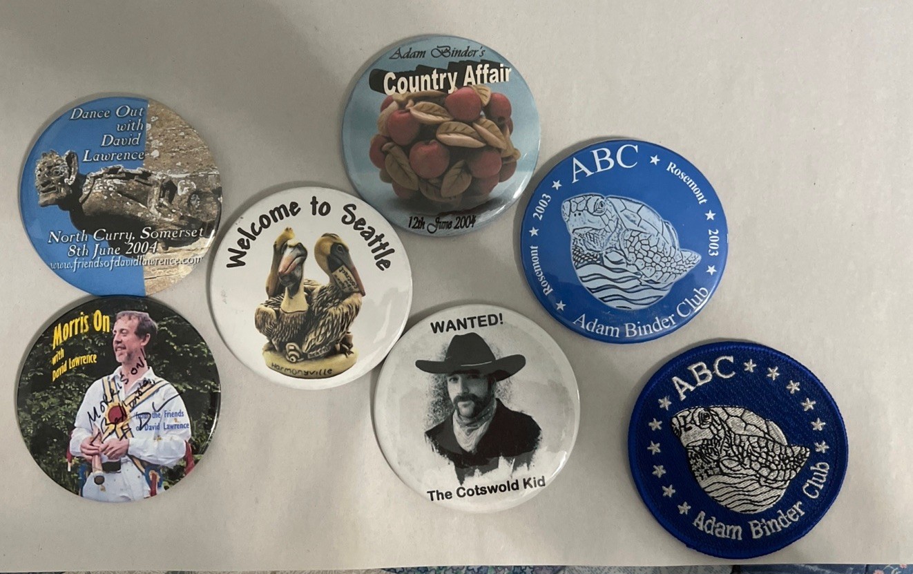 Random Lot Of HK ABE and David Lawrence Event Buttons