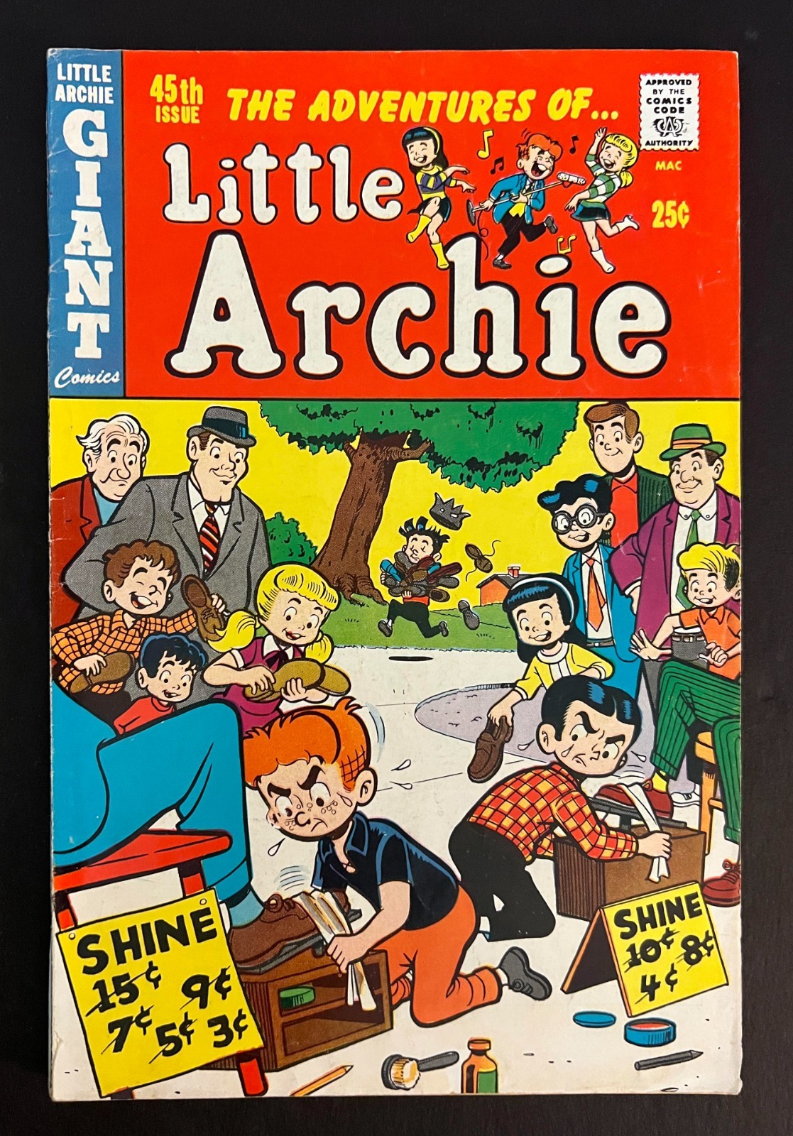 LITTLE ARCHIE #45 1967 GIANT 68 PAGES Archie Reggie Jughead Betty and Veronica