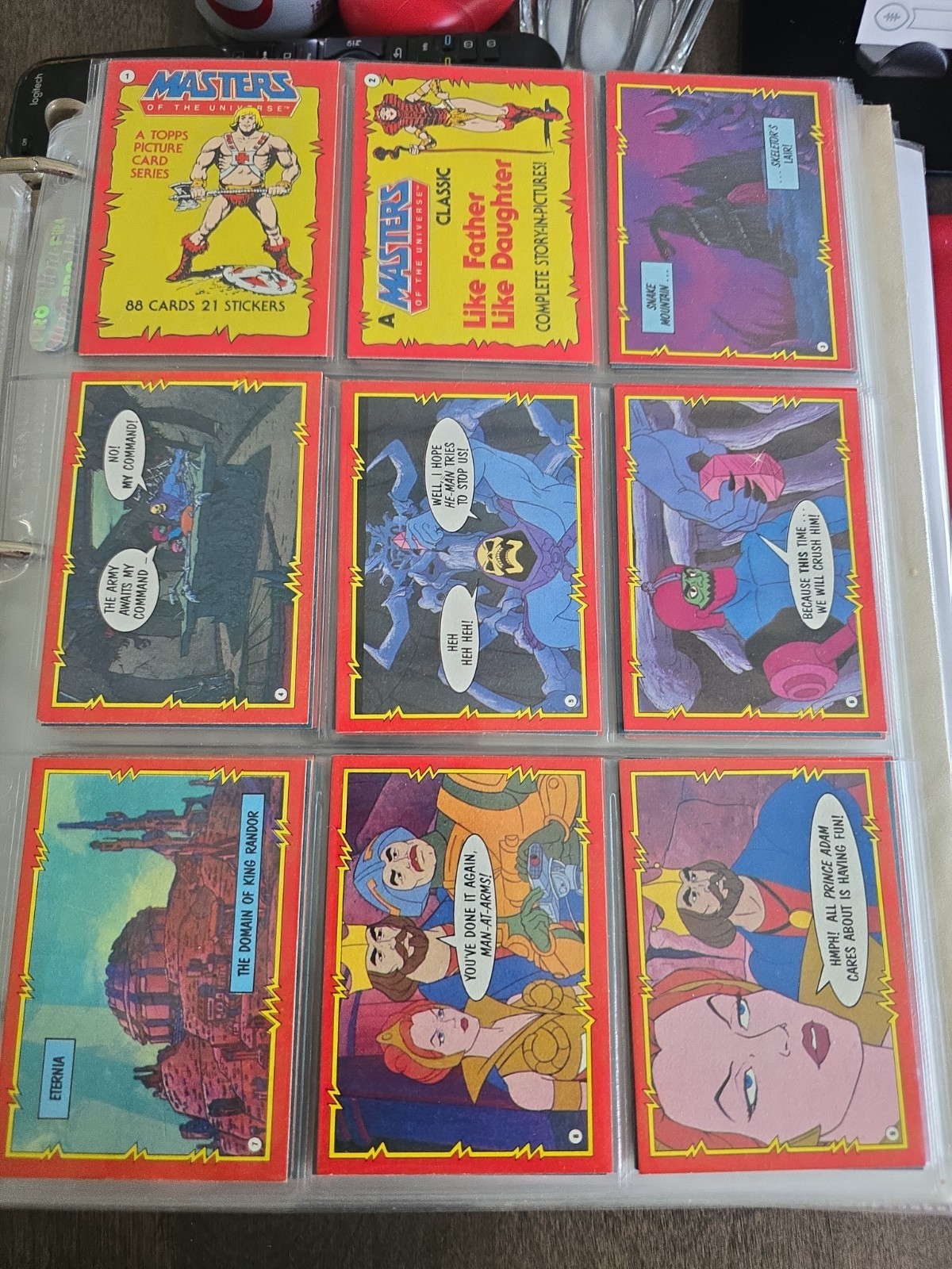 1984 TOPPS Masters Of The Universe/He-Man - Complete 22 Sticker Set & 4 Wonder 1984 TOPPS Masters Of The Universe/He-Man - Complete 22 Sticker Set & 4 Wonder