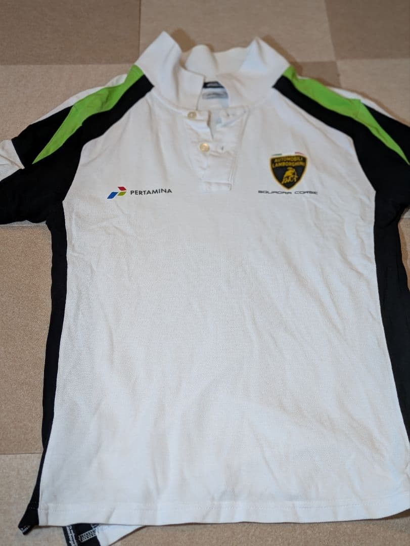 Lamborghini Squadra Corse Polo Shirt Super Car Collection Men Fashion Origial