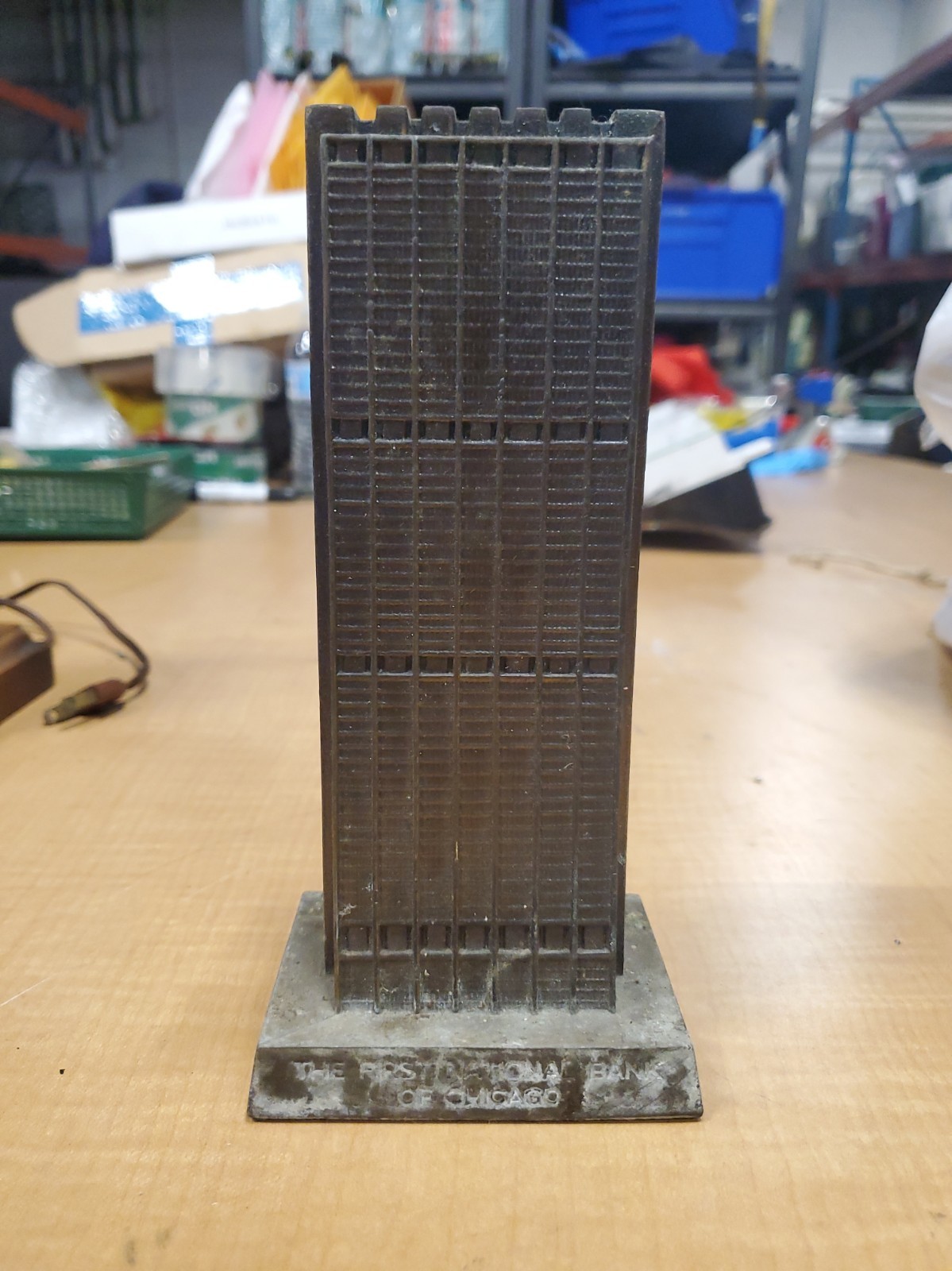 Vintage The First National Bank of Chicago Chase Tower Skyscraper Banthrico bank