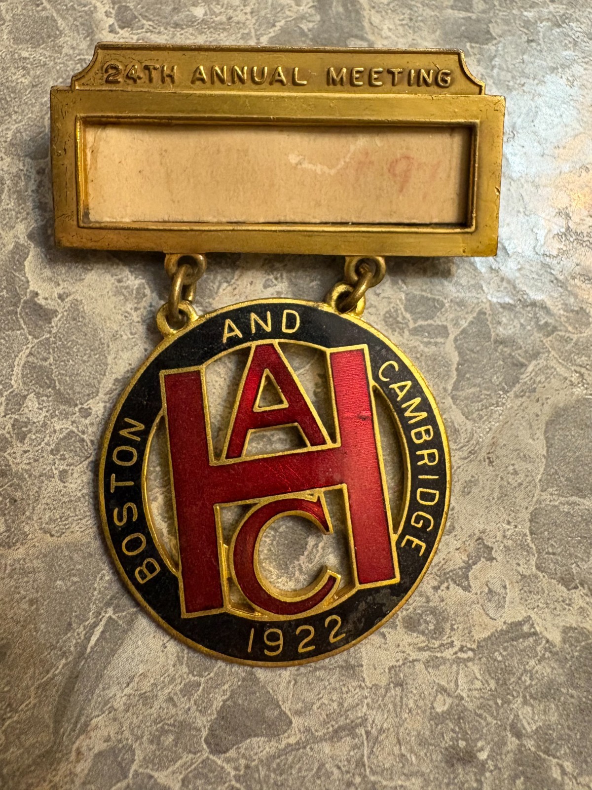 Vintage 1922 Boston & Cambridge Harvard Club 24th Annual Meeting Robbins Co.