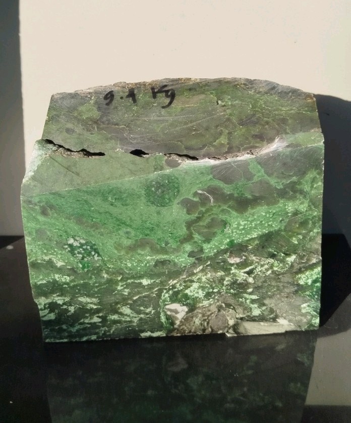 Natural Rough Green Nephrite Jade Stone – Raw Nephrite Jade – 9,400 Grams