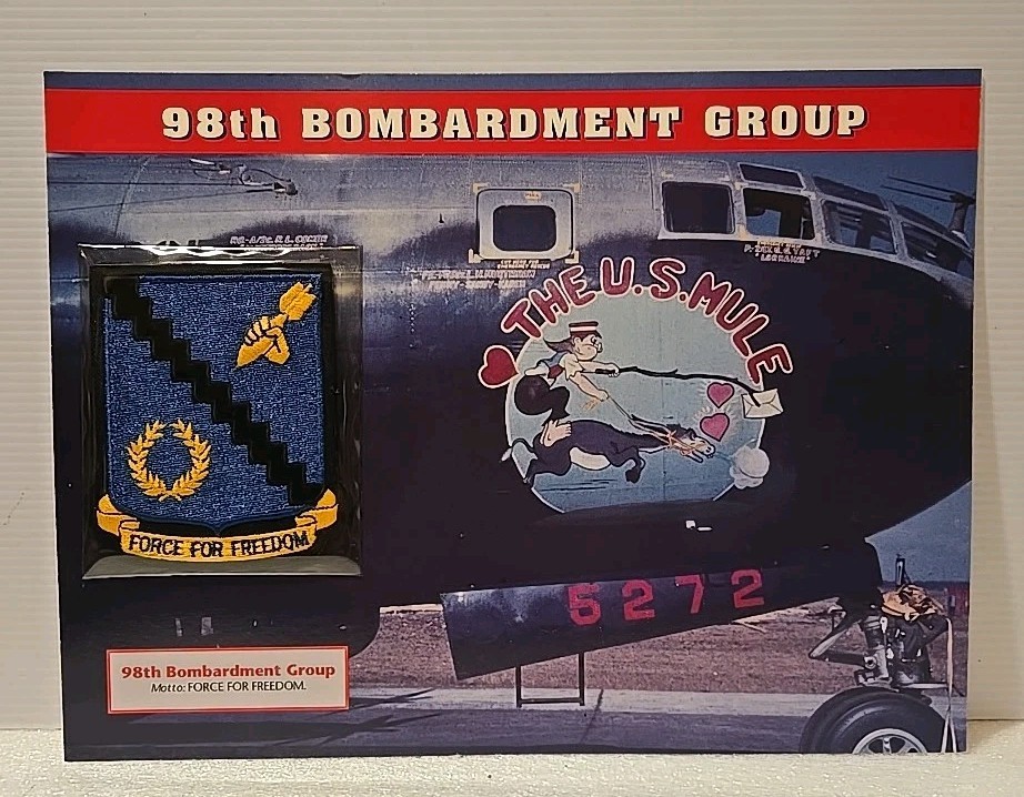 WWII Emblems Of Air War Patch 98th Bombardment Group  \