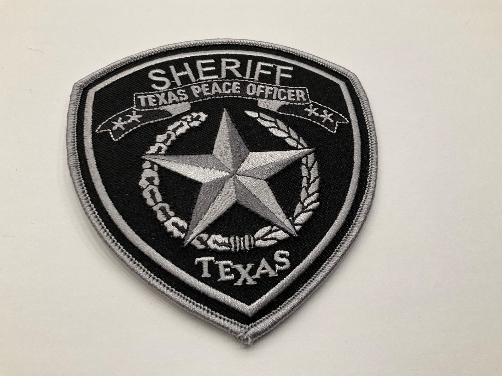 Black Backing Sheriff Texas Peace Officer State TX